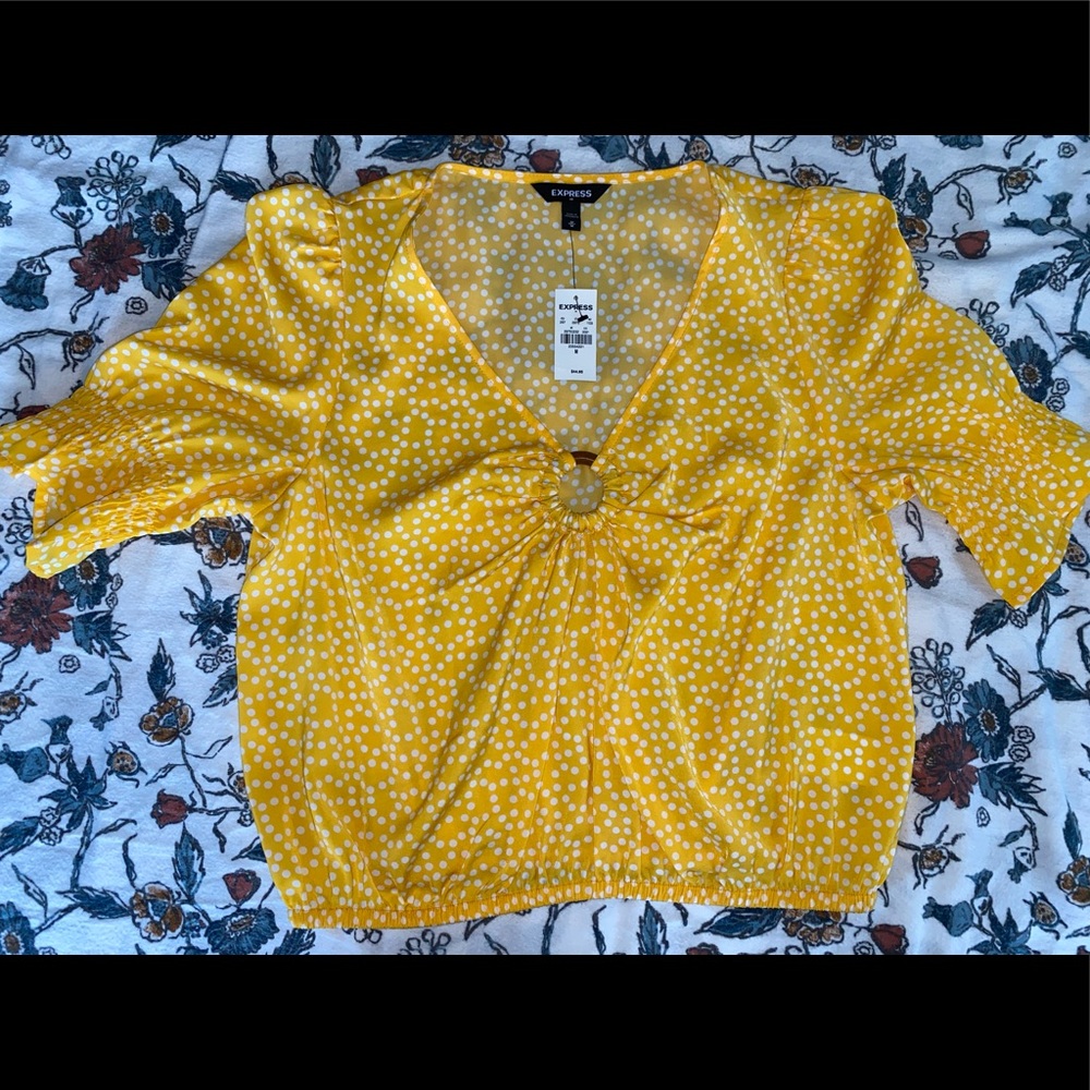 Yellow summer top